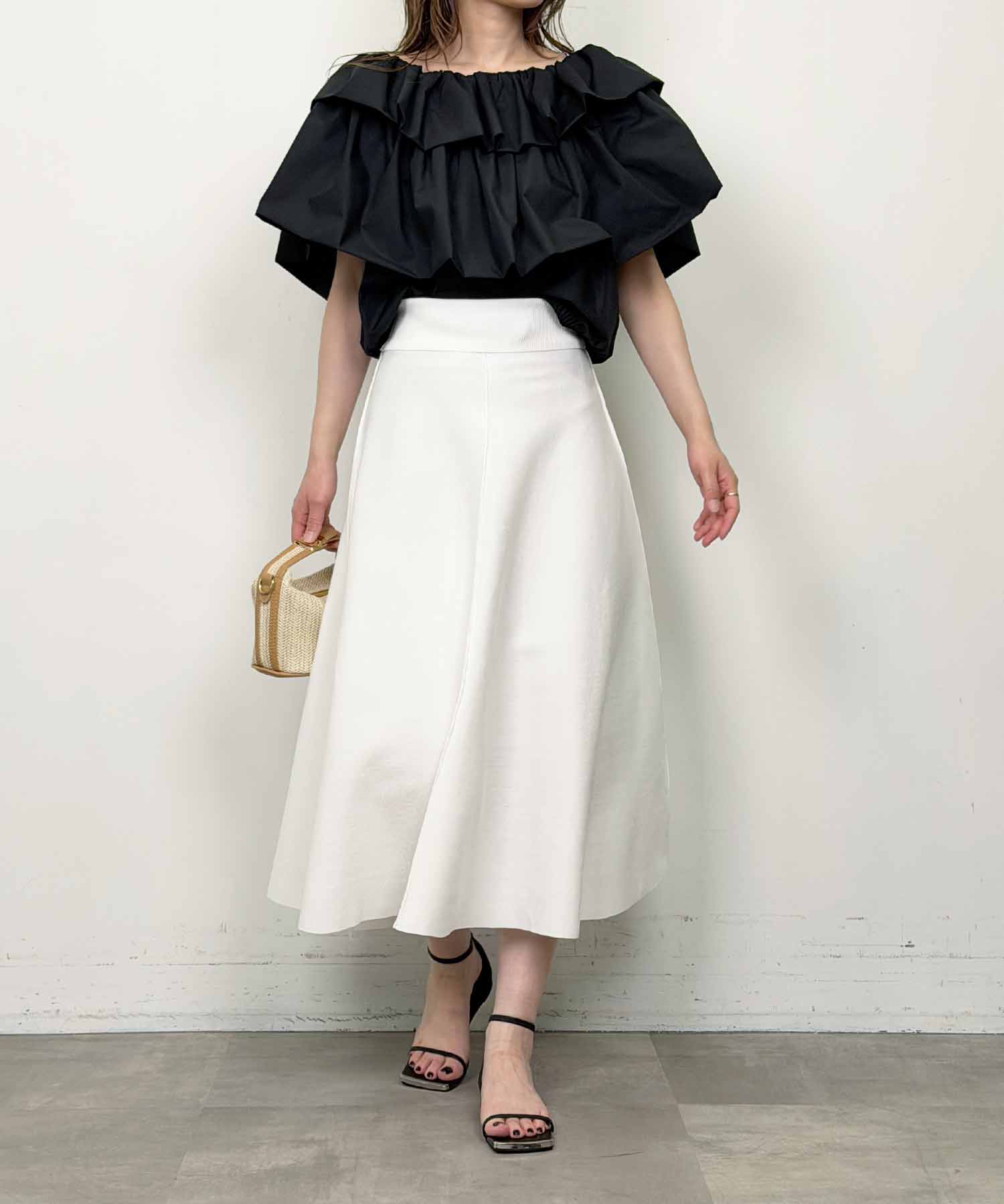 ウエストリブフレアニットスカート | PICCIN (ピッチン) 公式通販