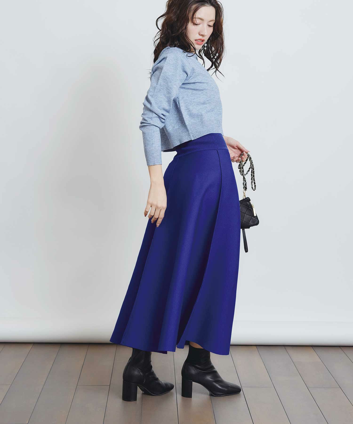 ウエストリブフレアニットスカート | PICCIN (ピッチン) 公式通販