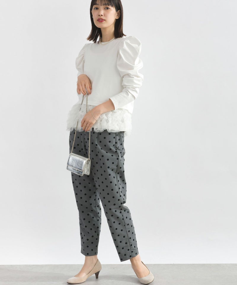 model：H162　着用サイズ：M　オフホワイト