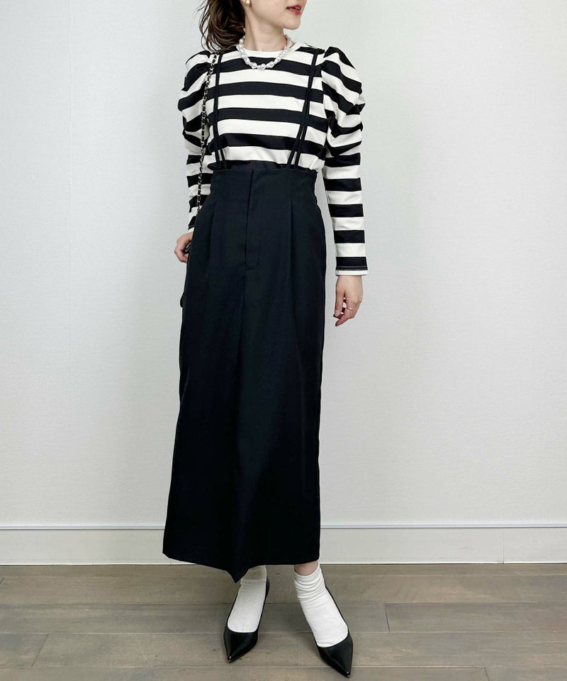 model：H164　着用サイズ：M　ブラック