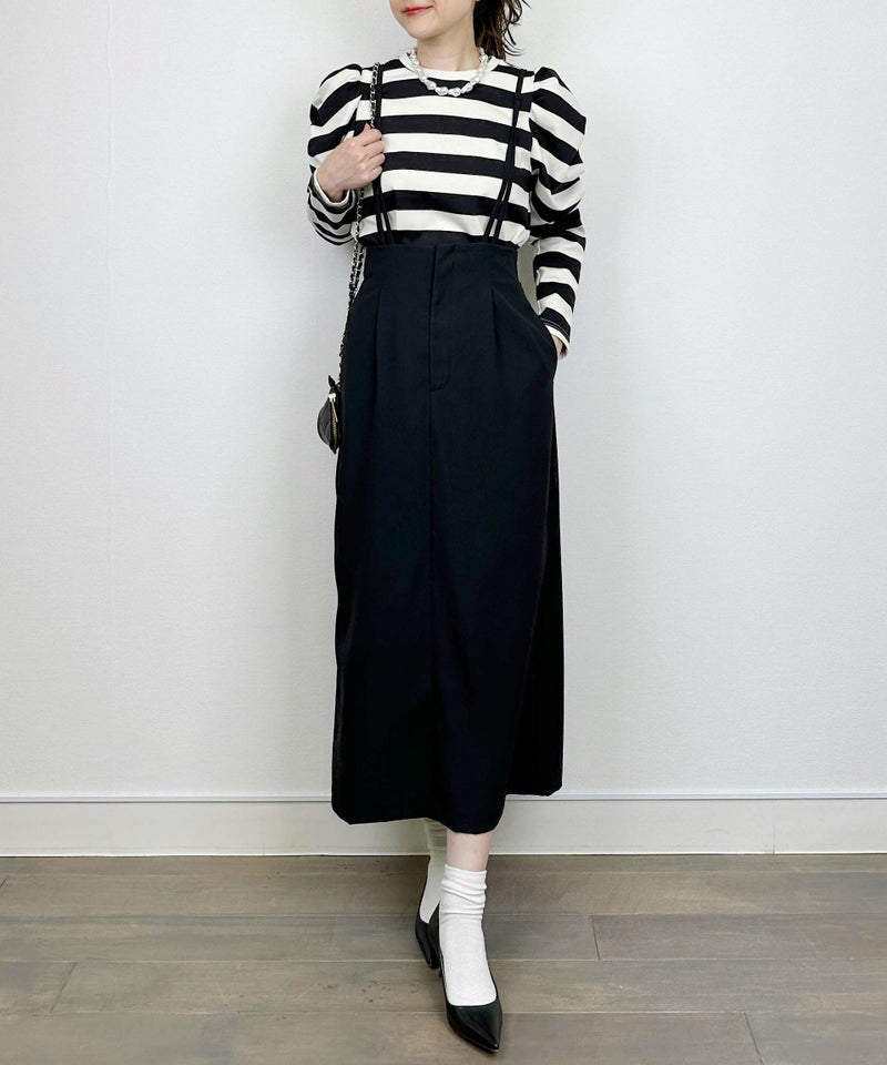 model：H164　着用サイズ：M　ブラック