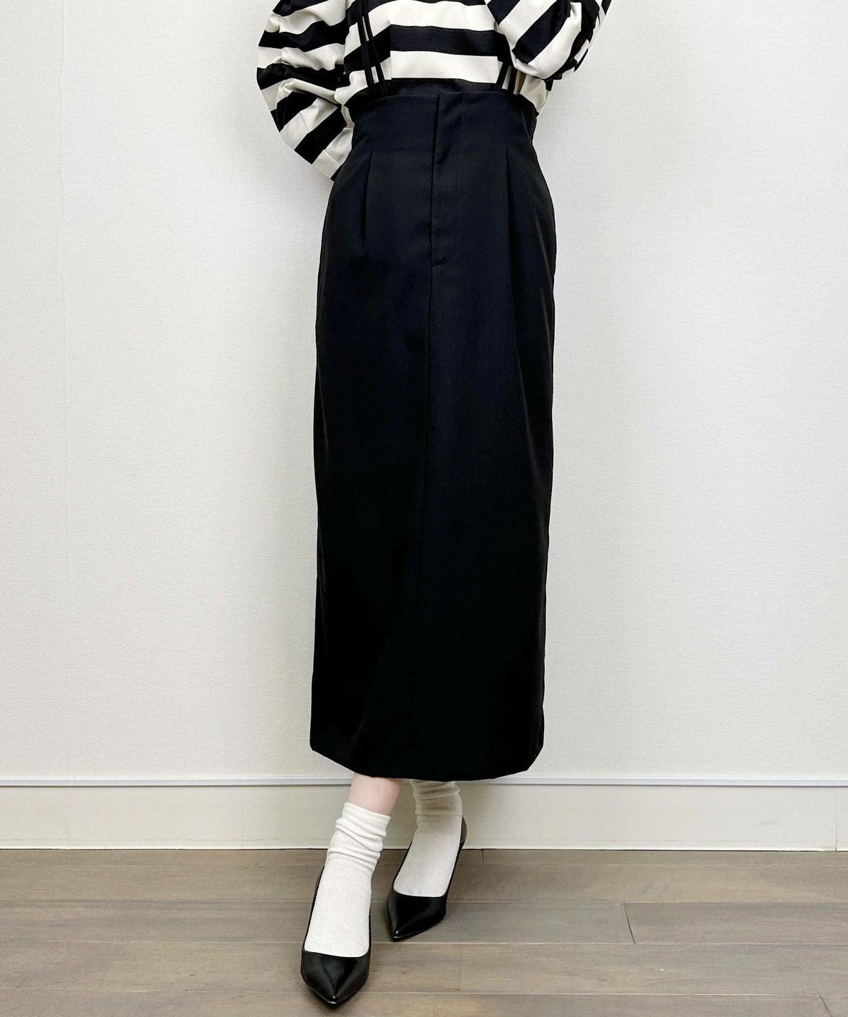 model：H164　着用サイズ：M　ブラック