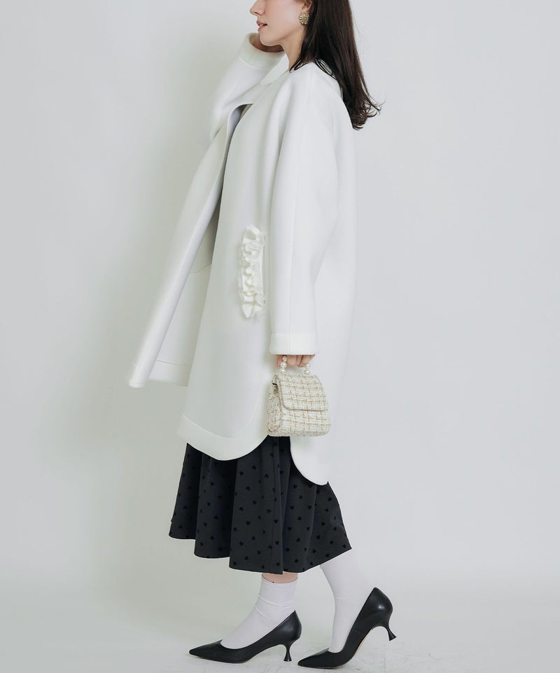 model：H155　着用サイズ：M　オフホワイト