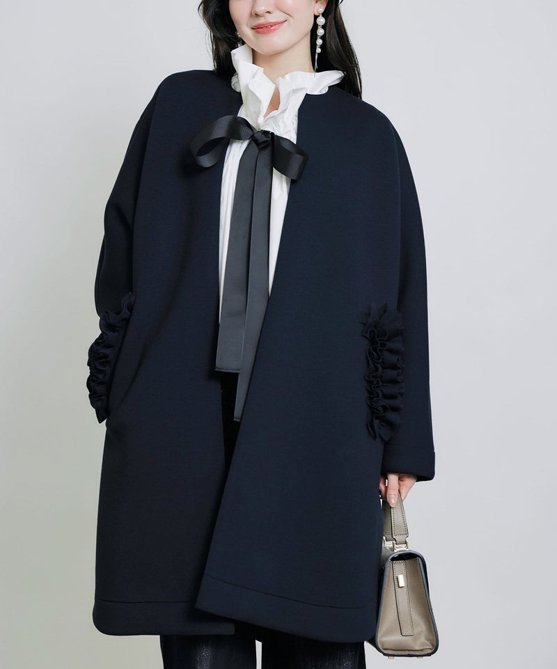 model：H155　着用サイズ：M　ネイビー