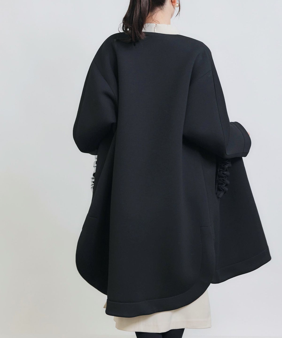 model：H155　着用サイズ：M　ブラック