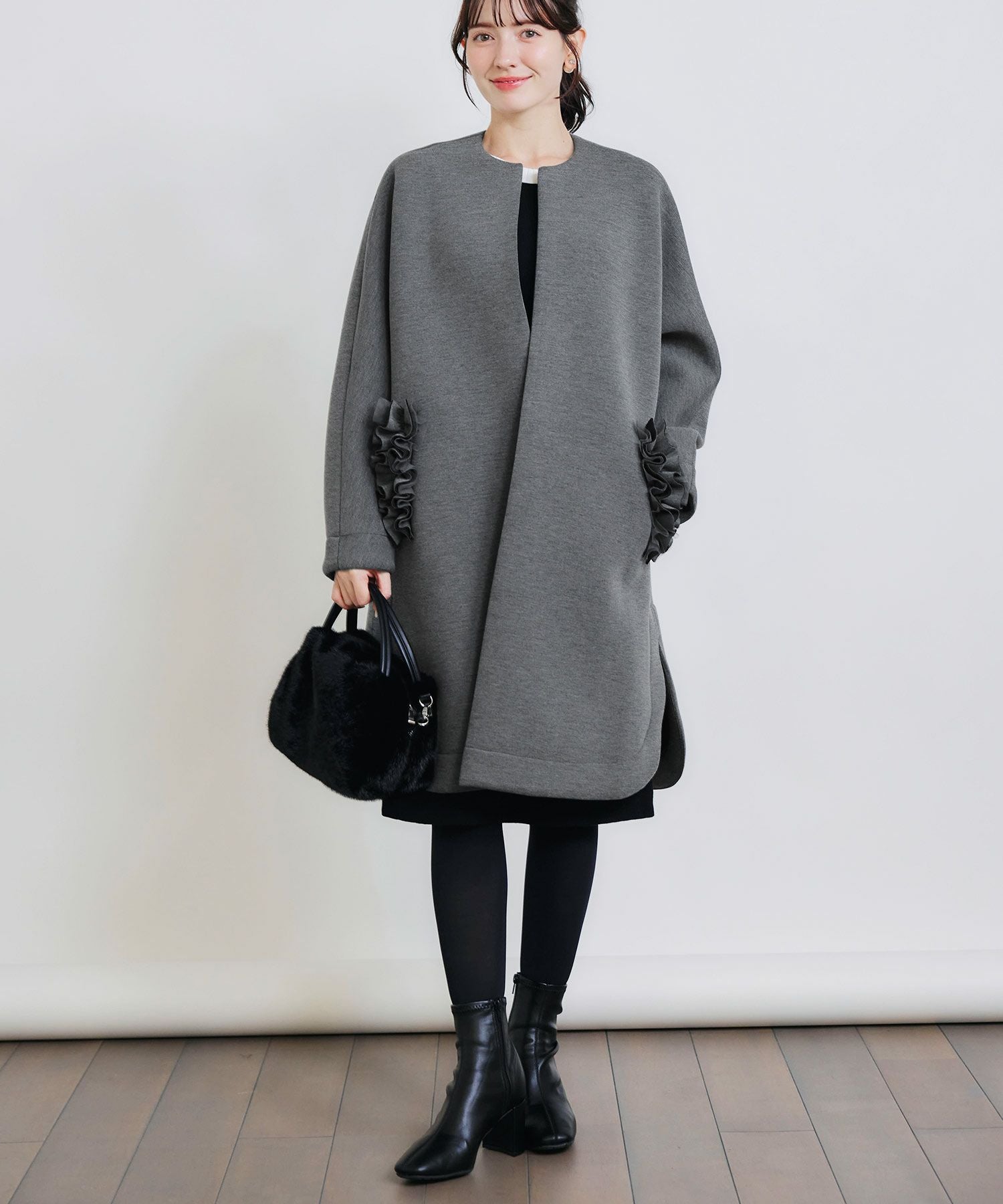 フリルポケットコート | PICCIN (ピッチン) 公式通販