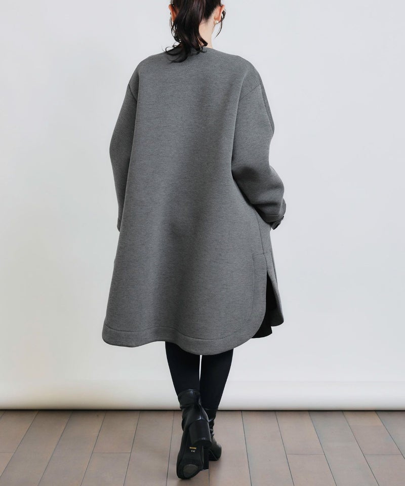 model：H155　着用サイズ：M　チャコールグレー