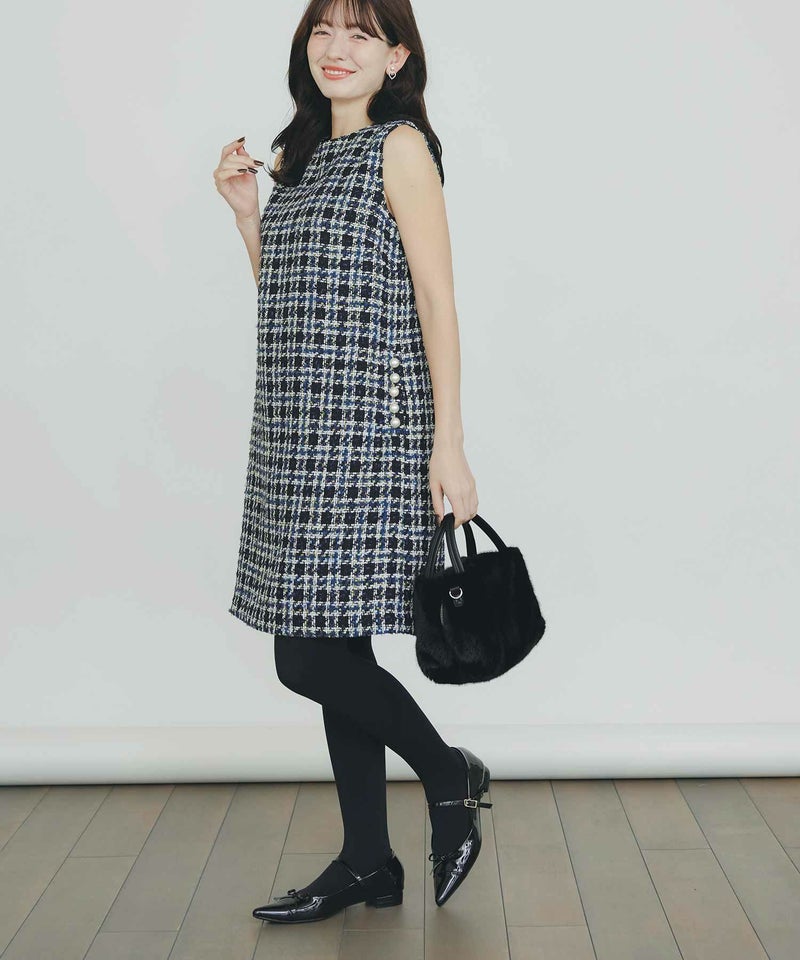 model：H155　着用サイズ：M　ブルー系その他