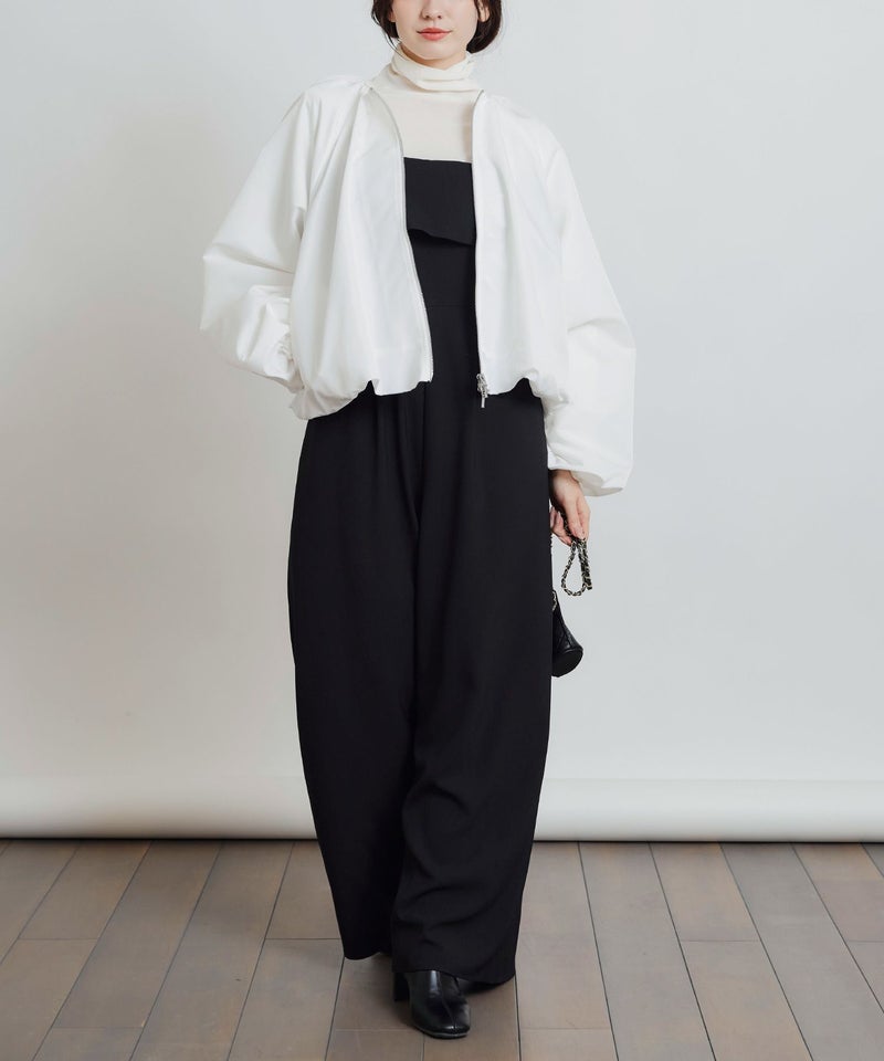 model：H155　着用サイズ：M　オフホワイト