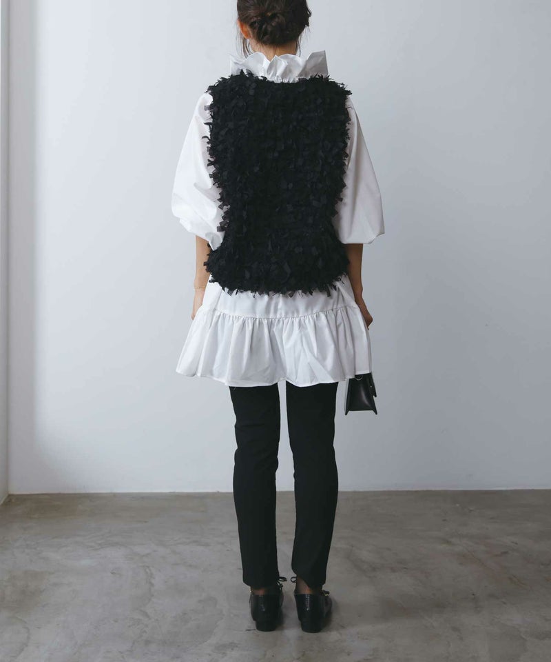 model：H160　着用サイズ：M　ブラック