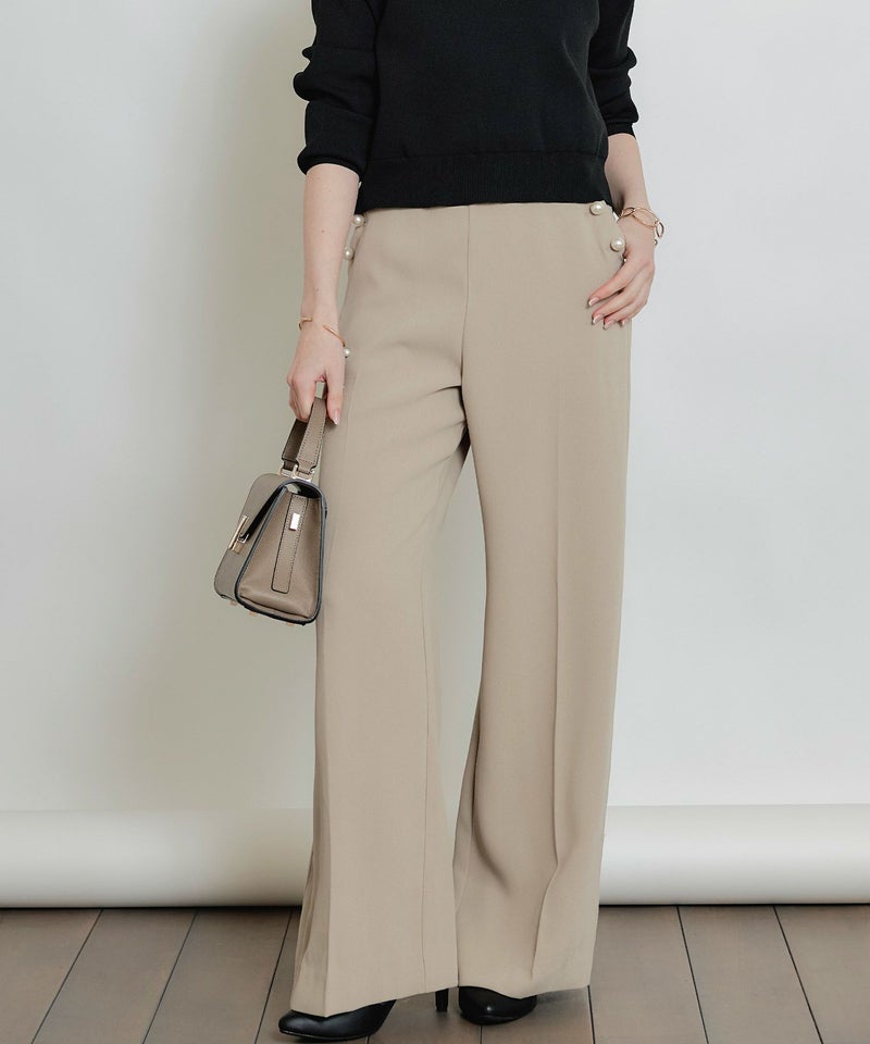 model：H160　着用サイズ：M　ベージュ