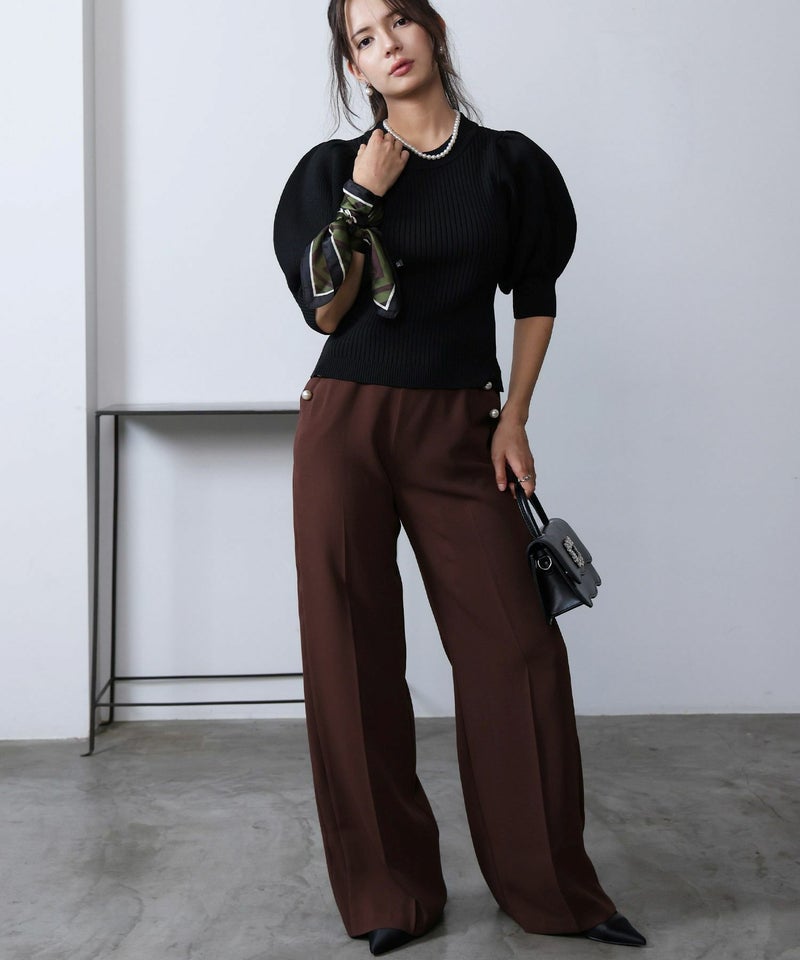 model：H160　着用サイズ：M　ブラウン