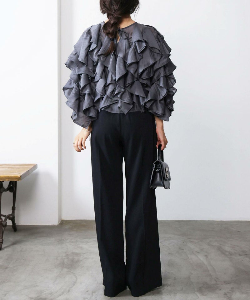 model：H160　着用サイズ：M　ブラック