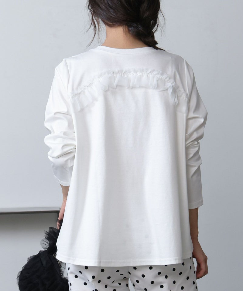 model：H160　着用サイズ：M　オフホワイト