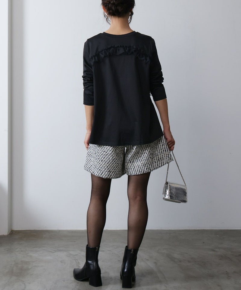 model：H160　着用サイズ：M　ブラック