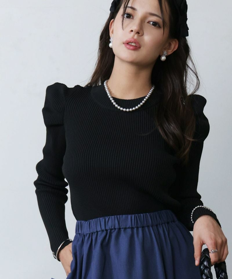 かおり様　ella select shopクリオネトップス黒　新品 クリオネニット | PICCIN (ピッチン) 公式通販