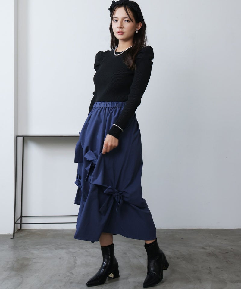 model：H160　着用サイズ：M　ブラック