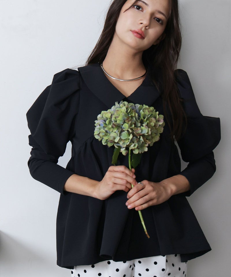 model：H160　着用サイズ：M　ブラック