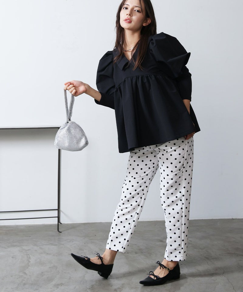 model：H160　着用サイズ：M　ブラック