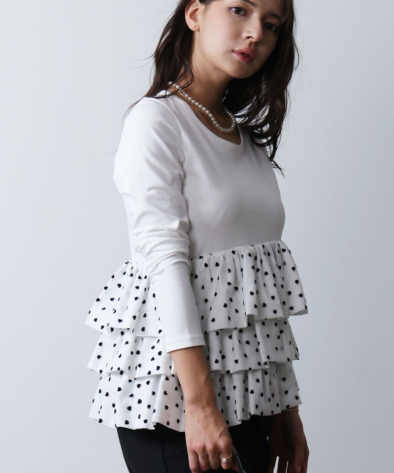 model：H160　着用サイズ：M　オフホワイト