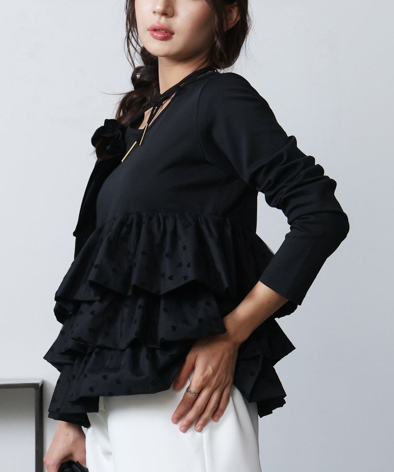 model：H160　着用サイズ：M　ブラック