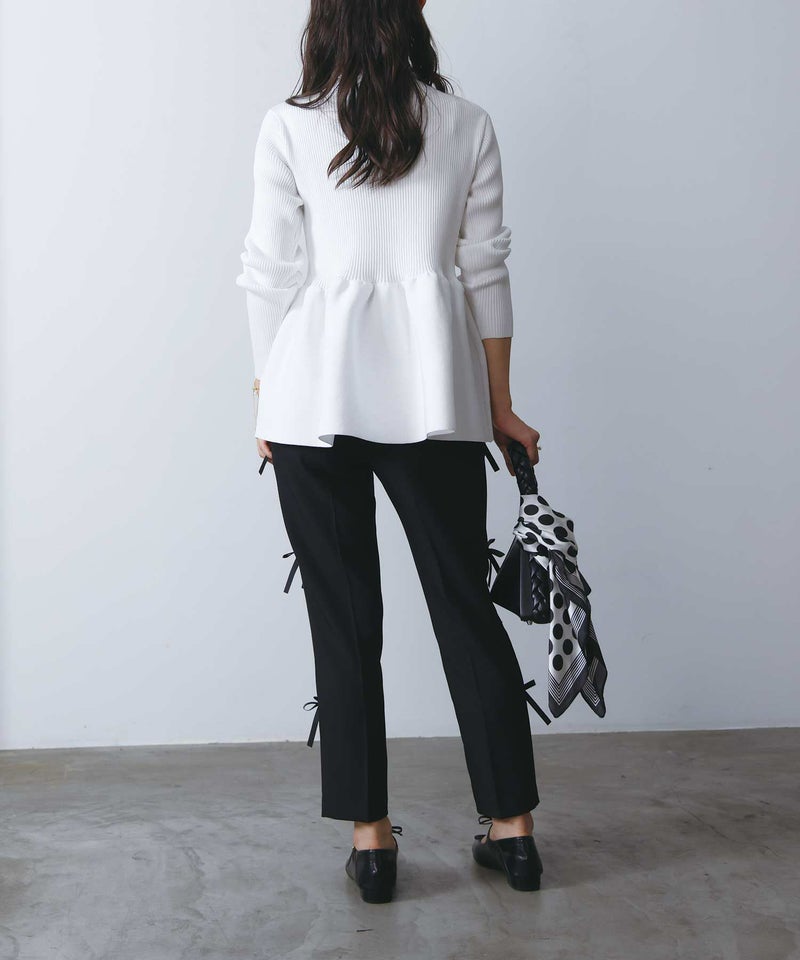 model：H160　着用サイズ：M　オフホワイト