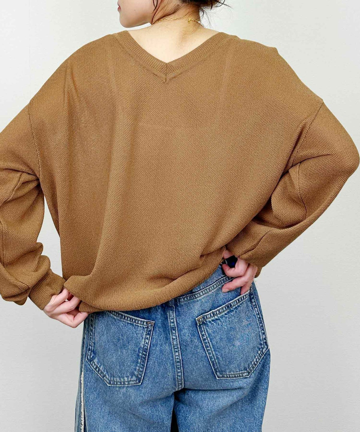 model：H164　着用サイズ：M　オレンジ　2WAYで