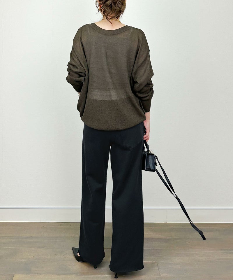 model：H164　着用サイズ：M　ブラック