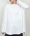 model：H164　着用サイズ：M　オフホワイト