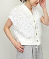 model：H164　着用サイズ：M　オフホワイト