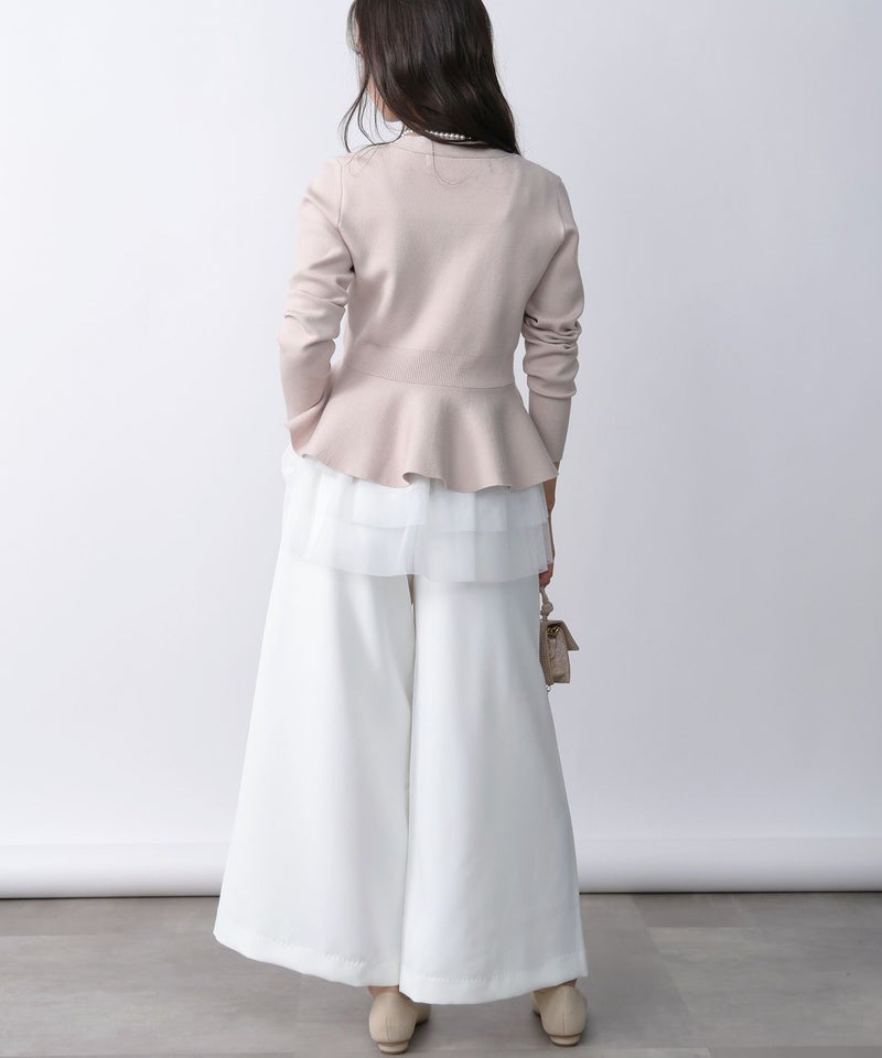 model：H160　着用サイズ：M　オフホワイト