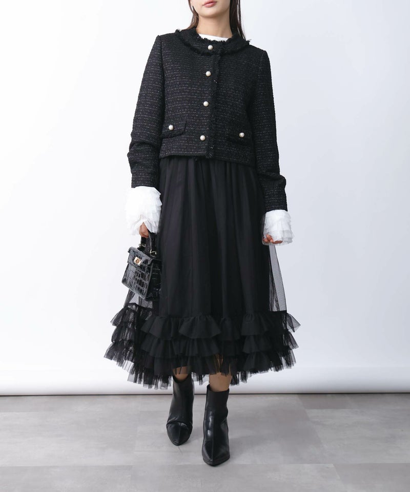 model：H160　着用サイズ：M　ブラック