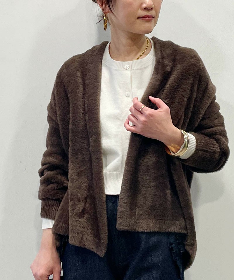 model：H164　着用サイズ：M　ブラウン