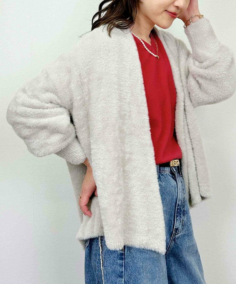 model：H164　着用サイズ：M　ライトグレー