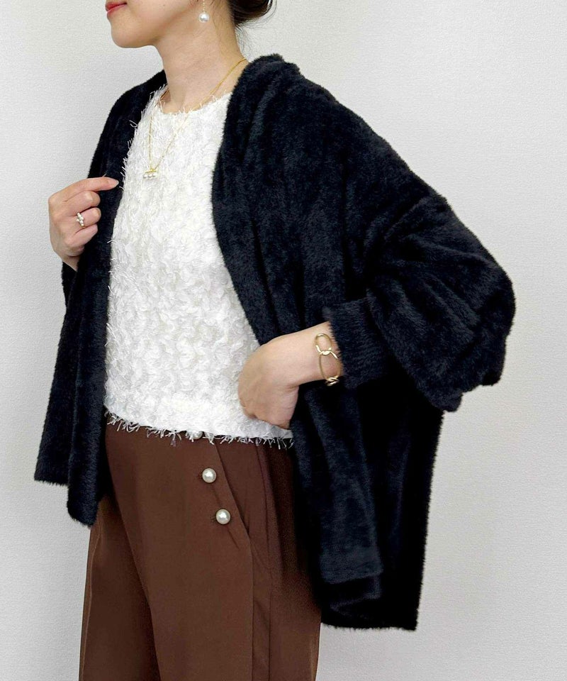 model：H164　着用サイズ：M　ブラック