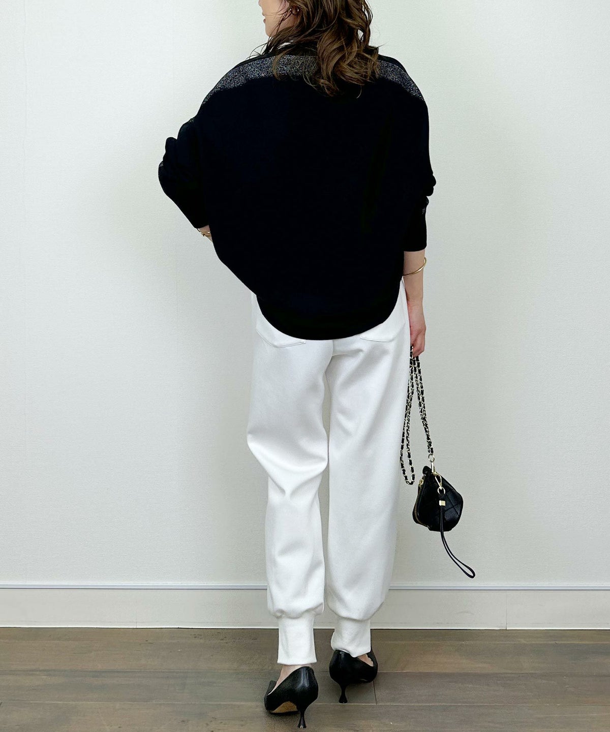 model：H164　着用サイズ：M　ブラック