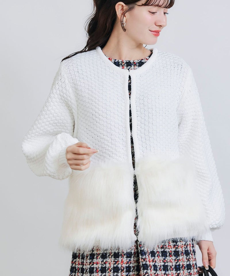 model：H155　着用サイズ：M　オフホワイト