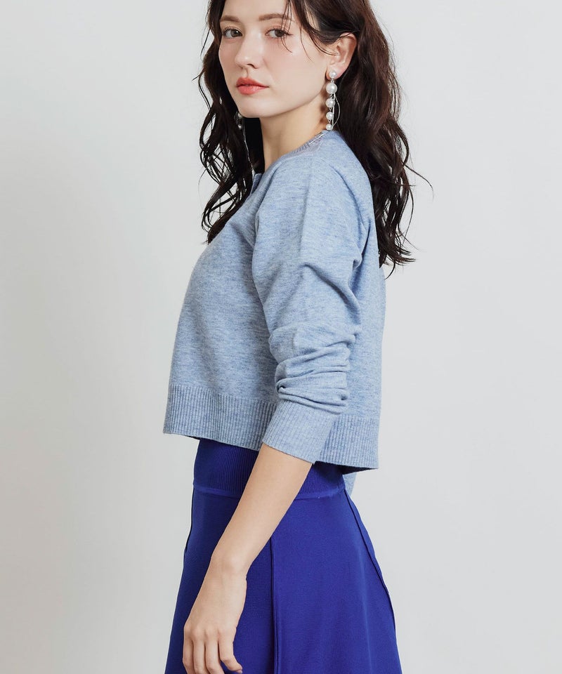 model：H155　着用サイズ：M　ブルーグレー