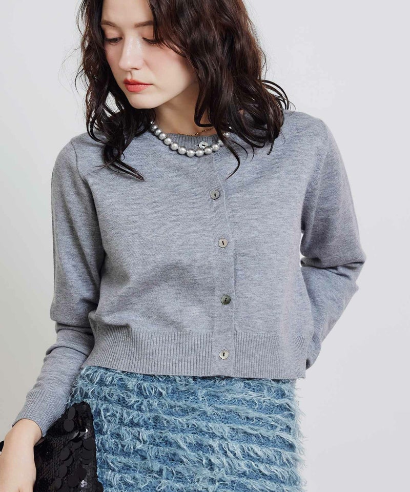 model：H155　着用サイズ：M　ライトグレー