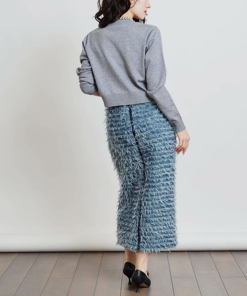 model：H155　着用サイズ：M　ライトグレー