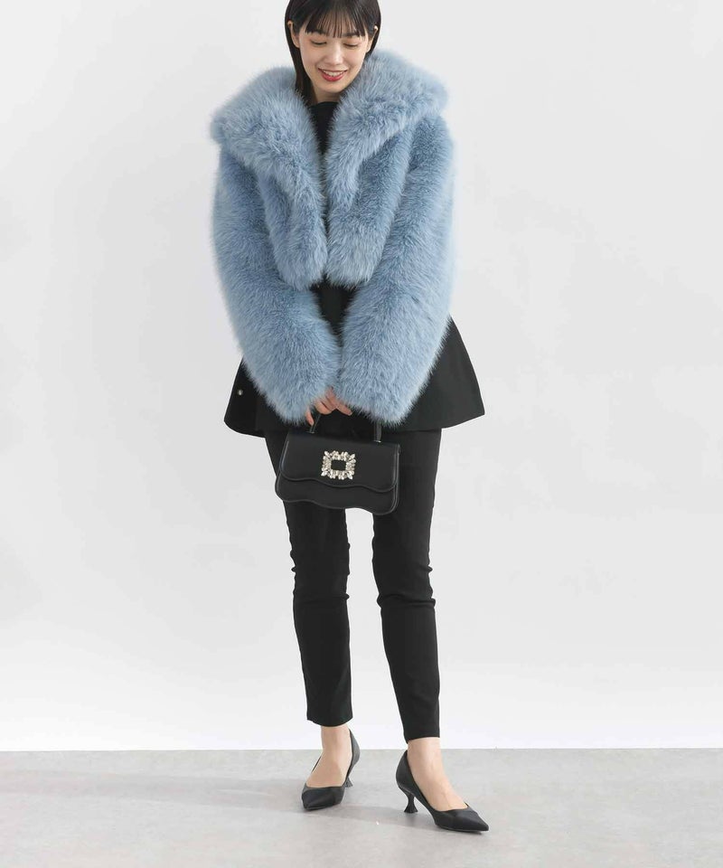 model：H162　着用サイズ：M　ブルーグレー