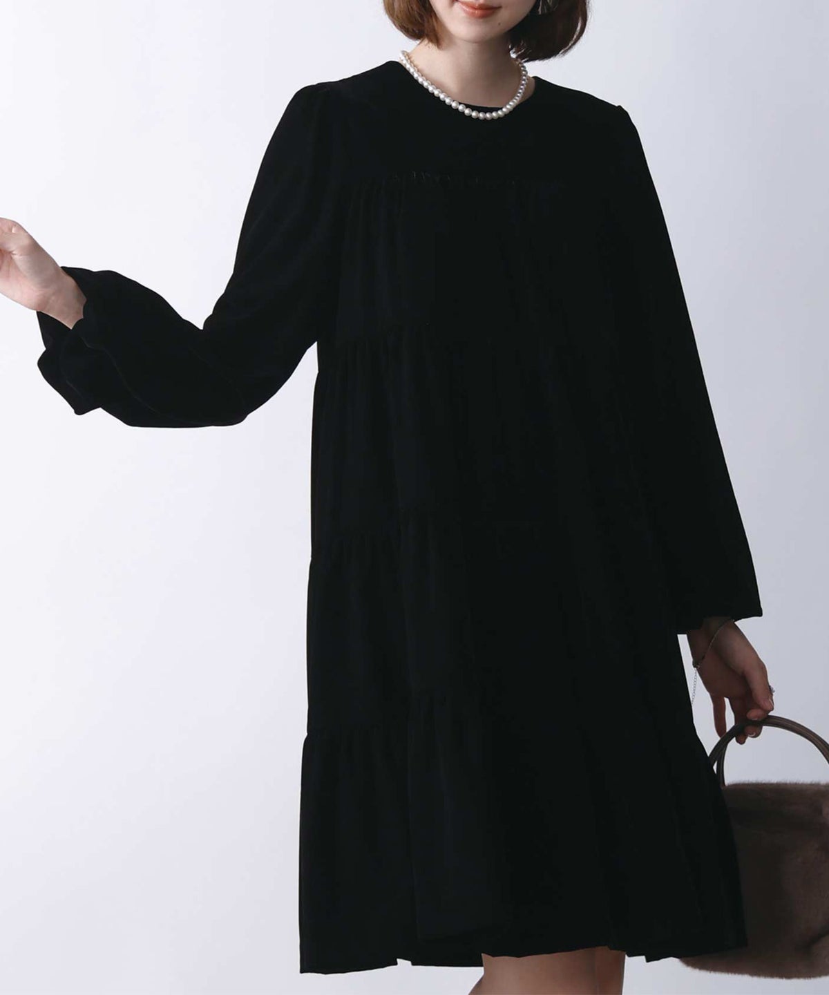 model：H171　着用サイズ：M　ブラック