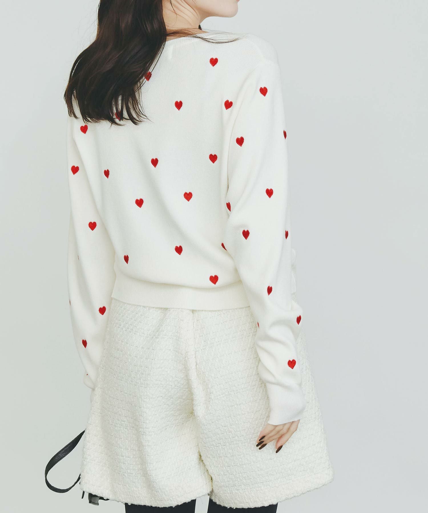 ハート刺繍カーディガン | PICCIN (ピッチン) 公式通販