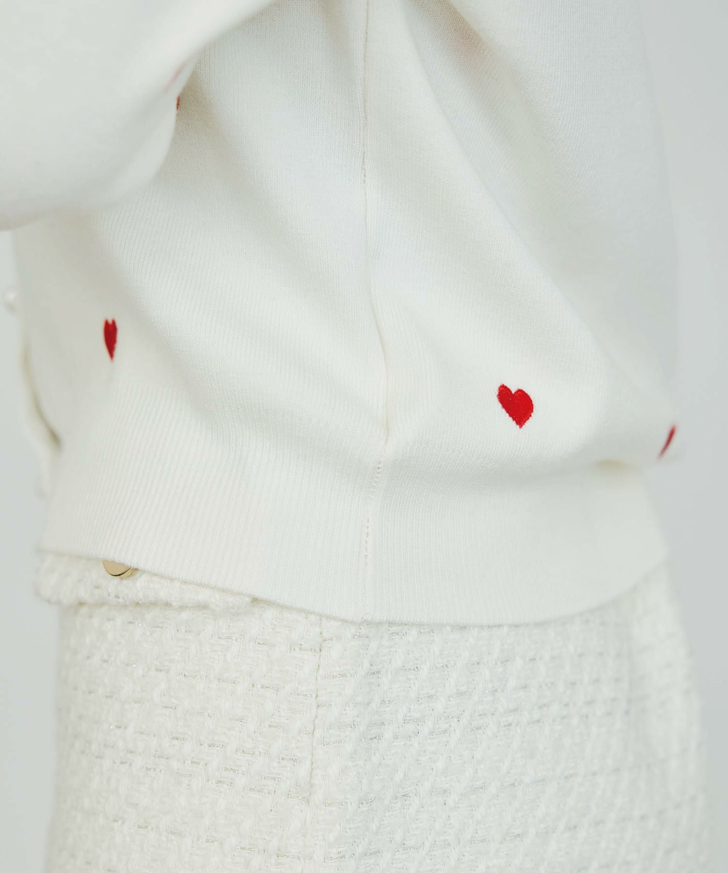 ハート刺繍カーディガン | PICCIN (ピッチン) 公式通販