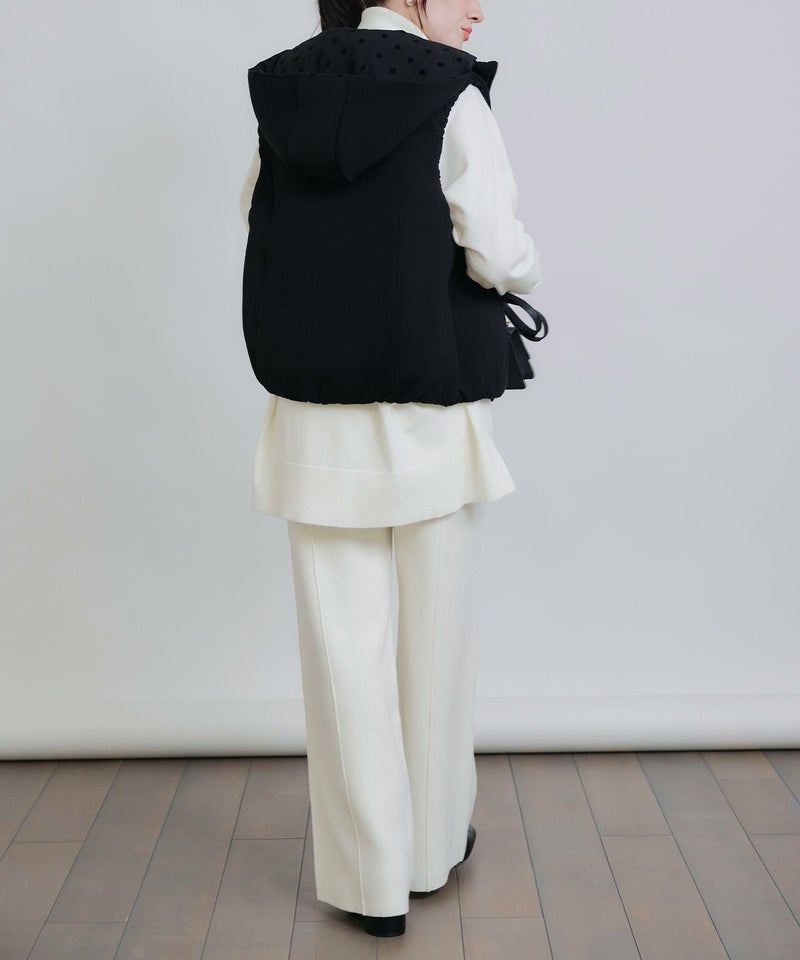 model：H155　着用サイズ：M　オフホワイト　セットアップ