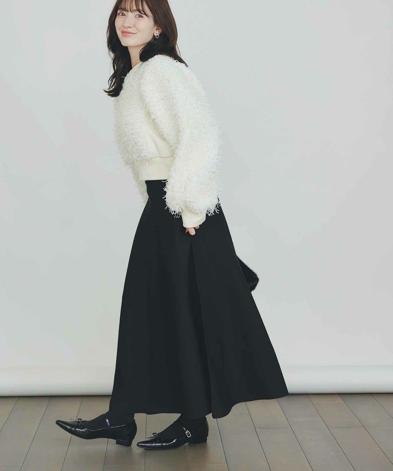 model：H155　着用サイズ：M　オフホワイト