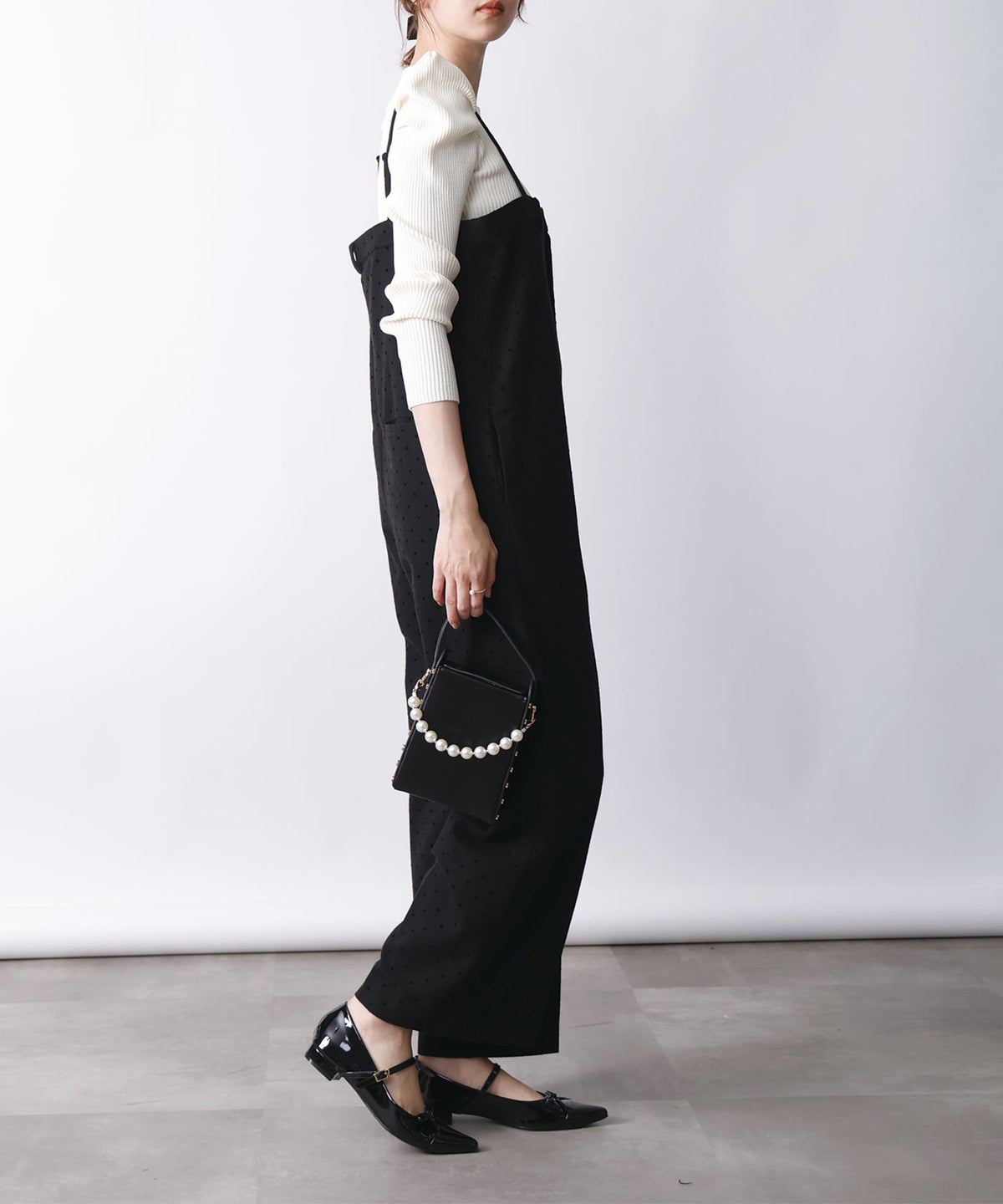 model：H171　着用サイズ：M　ブラック