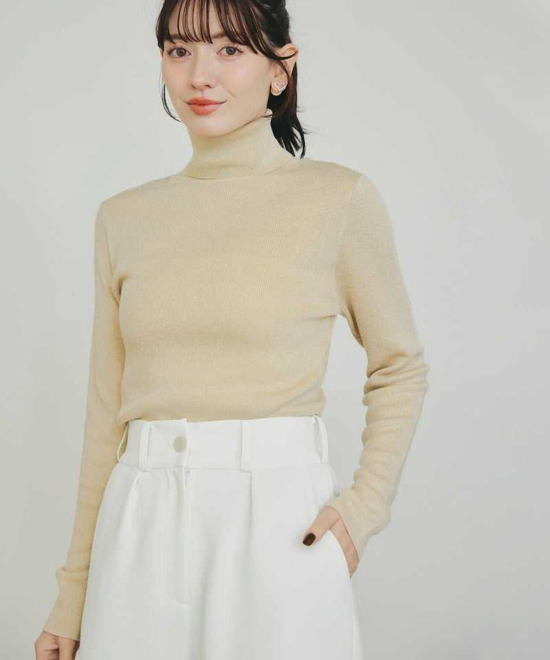 model：H155　着用サイズ：M　ベージュ