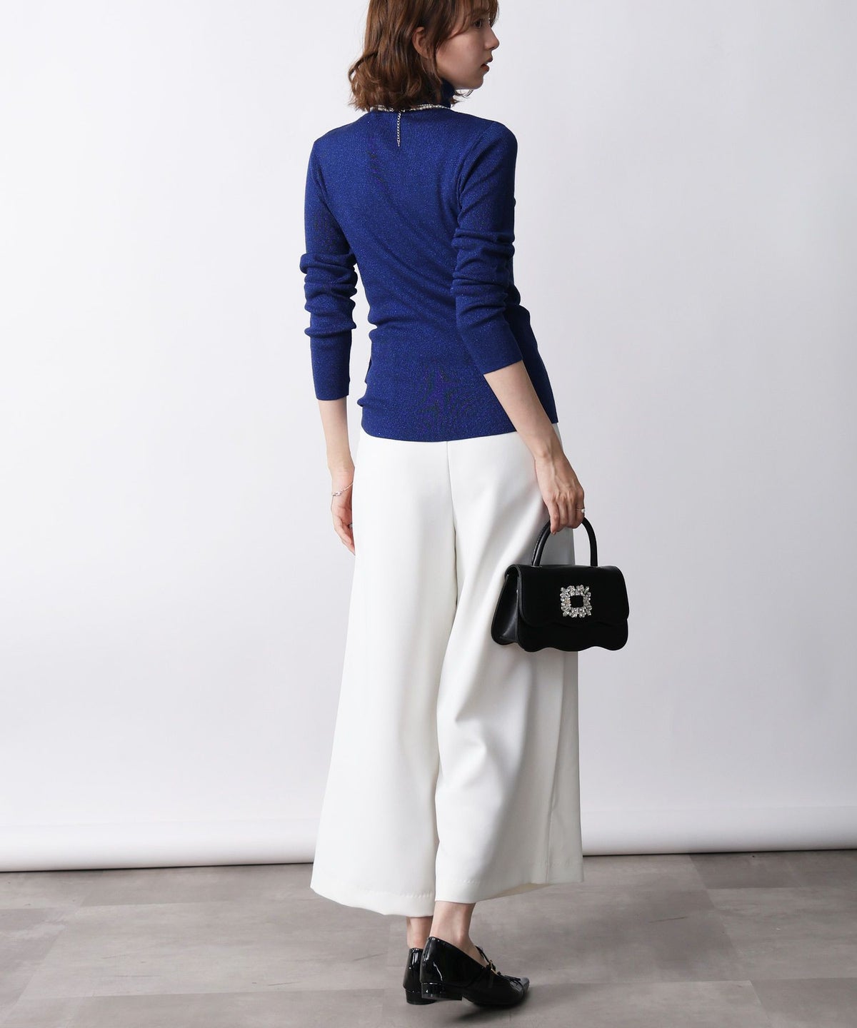 model：H171　着用サイズ：M　ライトブルー