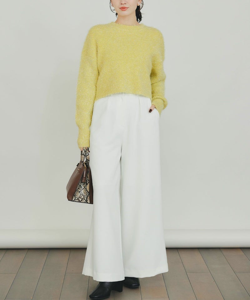 model：H155　着用サイズ：M　オフホワイト